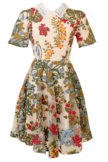 Leah Dress in Pink Floral - FINAL SALE