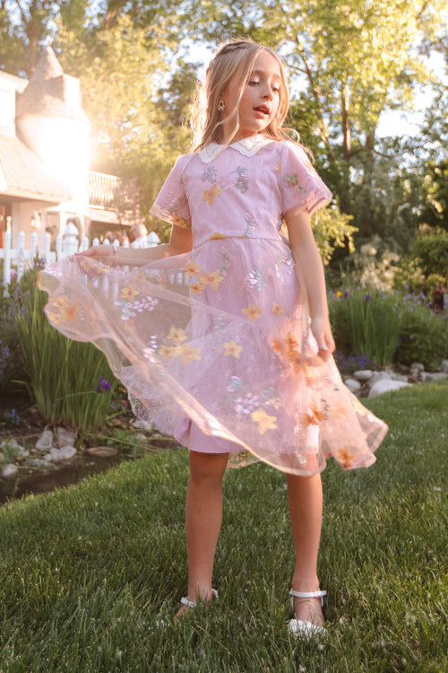 Mini Penelope Dress in Lilac
