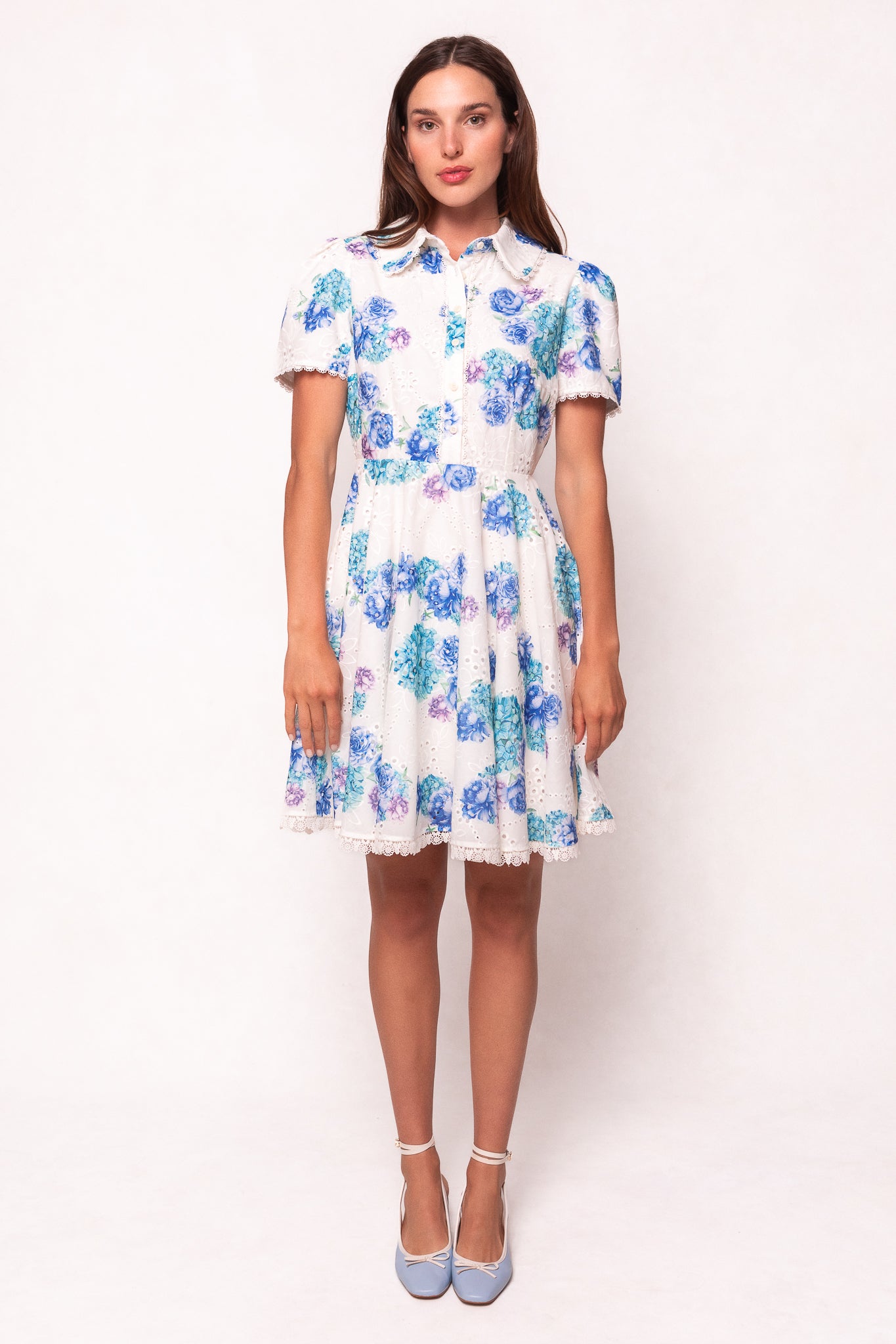 ivy blue dresses Ivy Chiffon Bridesmaid Dress