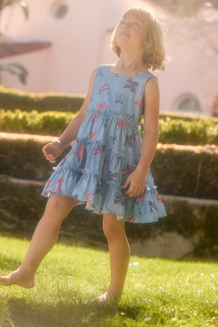 Mini Phoebe Dress in Bows