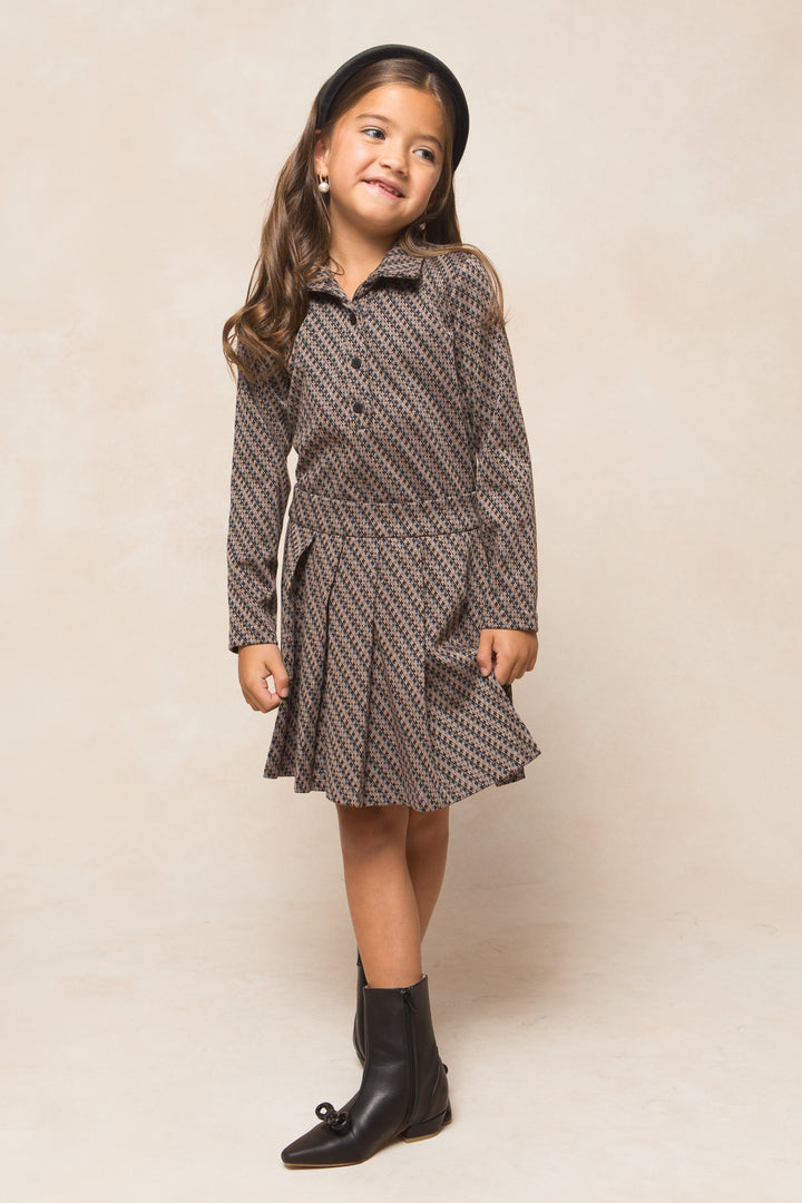 Mini Piper Set in Houndstooth