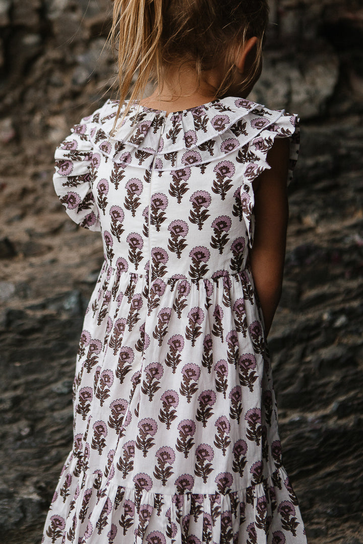 Mini Marjorie Dress in Block Print