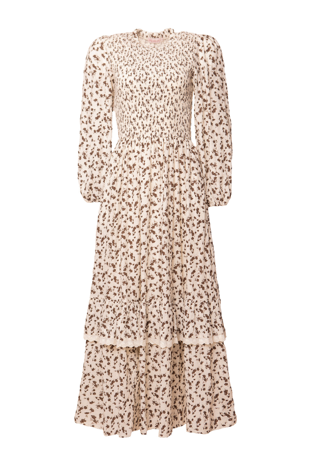 Presley Dress in Cream Floral - FINAL SALE