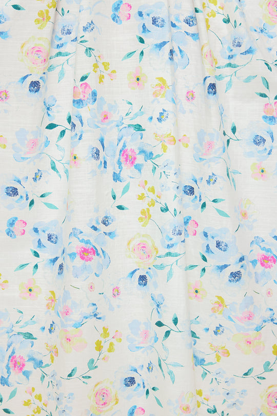 Sophia Dress in Blue Bouquet