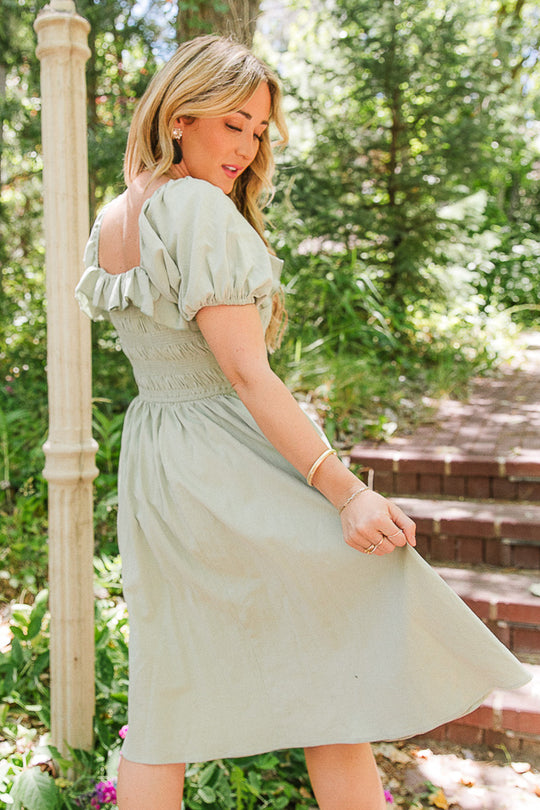 Rae Dress in Sage