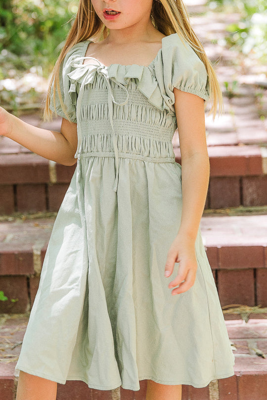 Mini Rae Dress in Sage