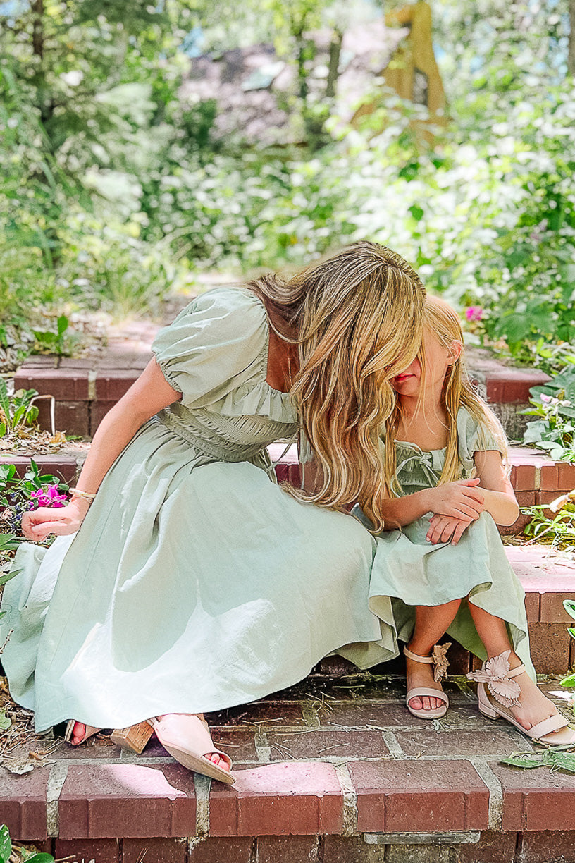 Mini Rae Dress in Sage