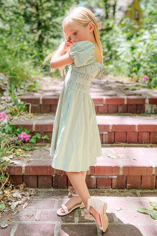 Mini Rae Dress in Sage