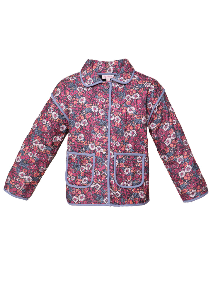 Mini Raquel Quilted Jacket in Floral