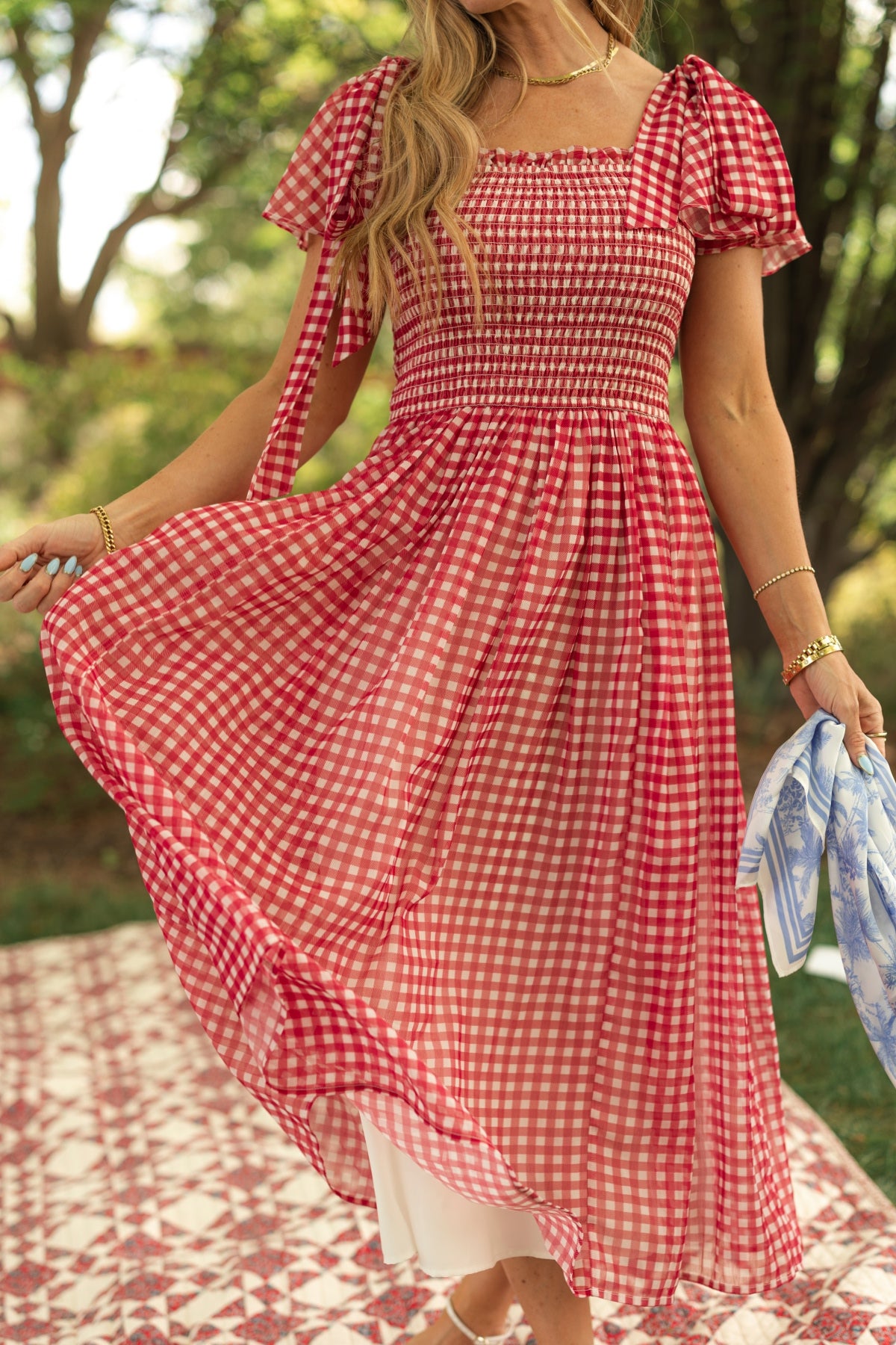 Rayna Dress in Red Gingham – Ivy City Co