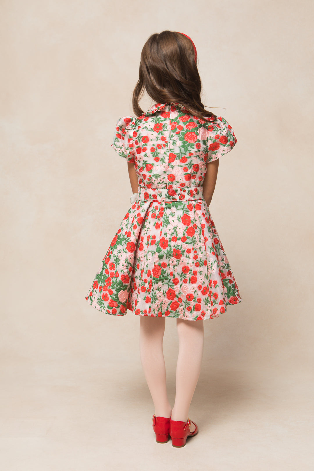 Mini Remi Dress in Red Floral