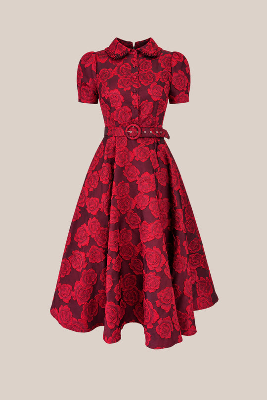Remi Dress in Vibrant Rose