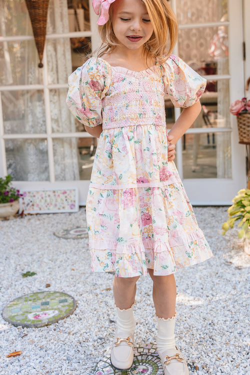 Mini Roselyn Dress in Pastel Floral