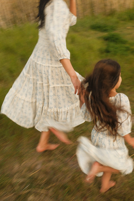 Roselyn Dress in Ivory Porcelain Fleur-10