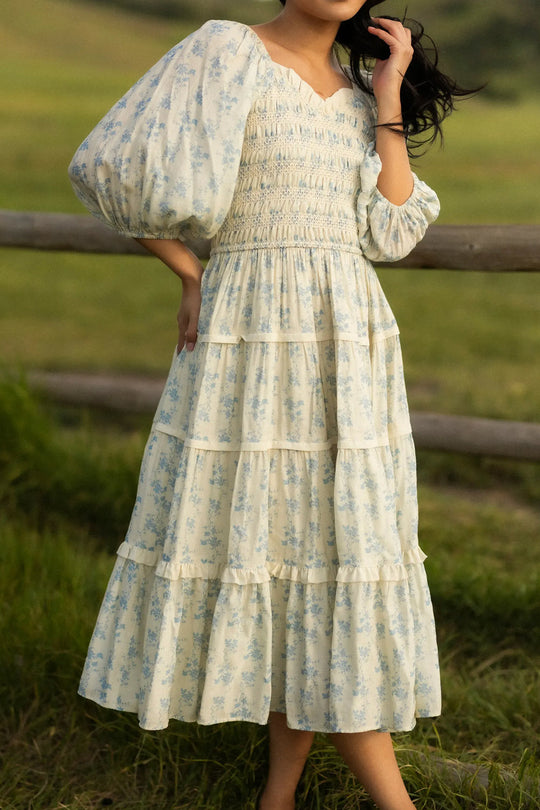 roslyn linen dress Few Moda | Roslyn Silk Dress