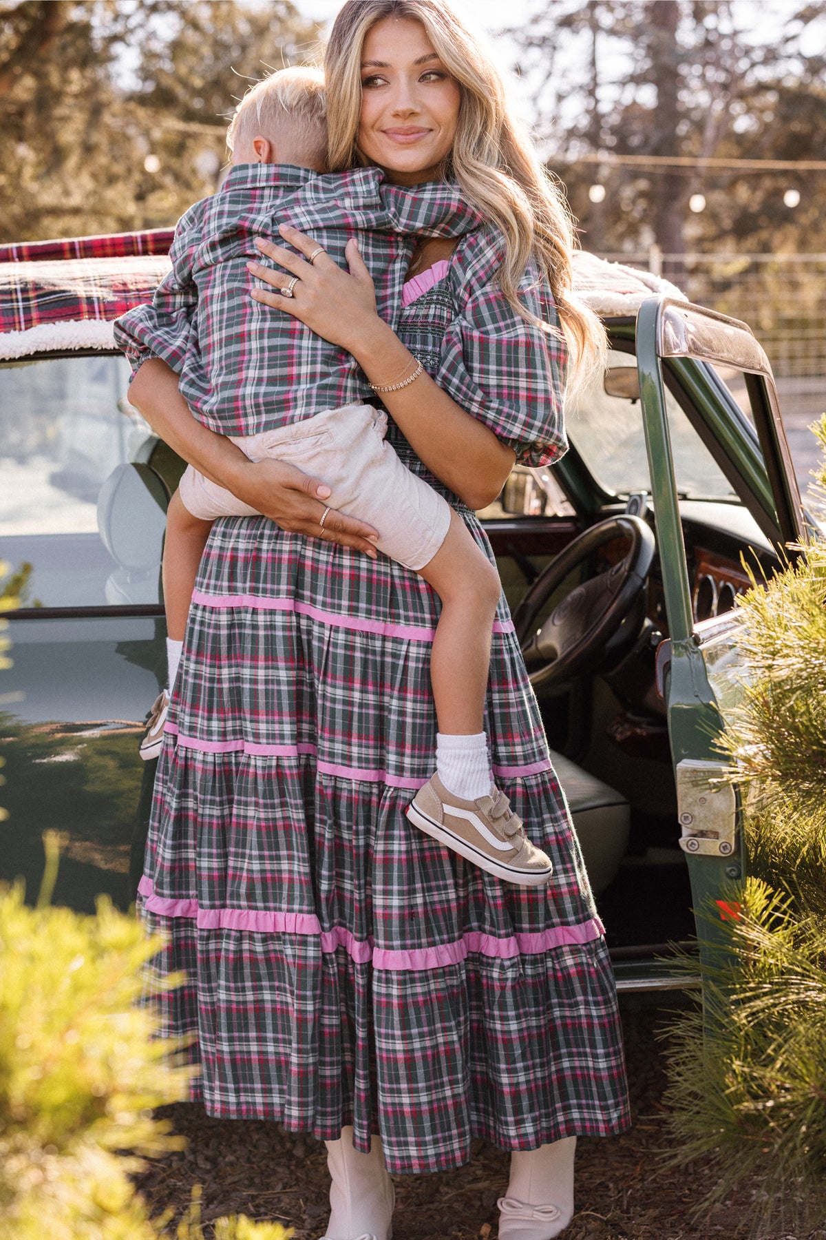 Roselyn Dress in Season's Greetings Plaid