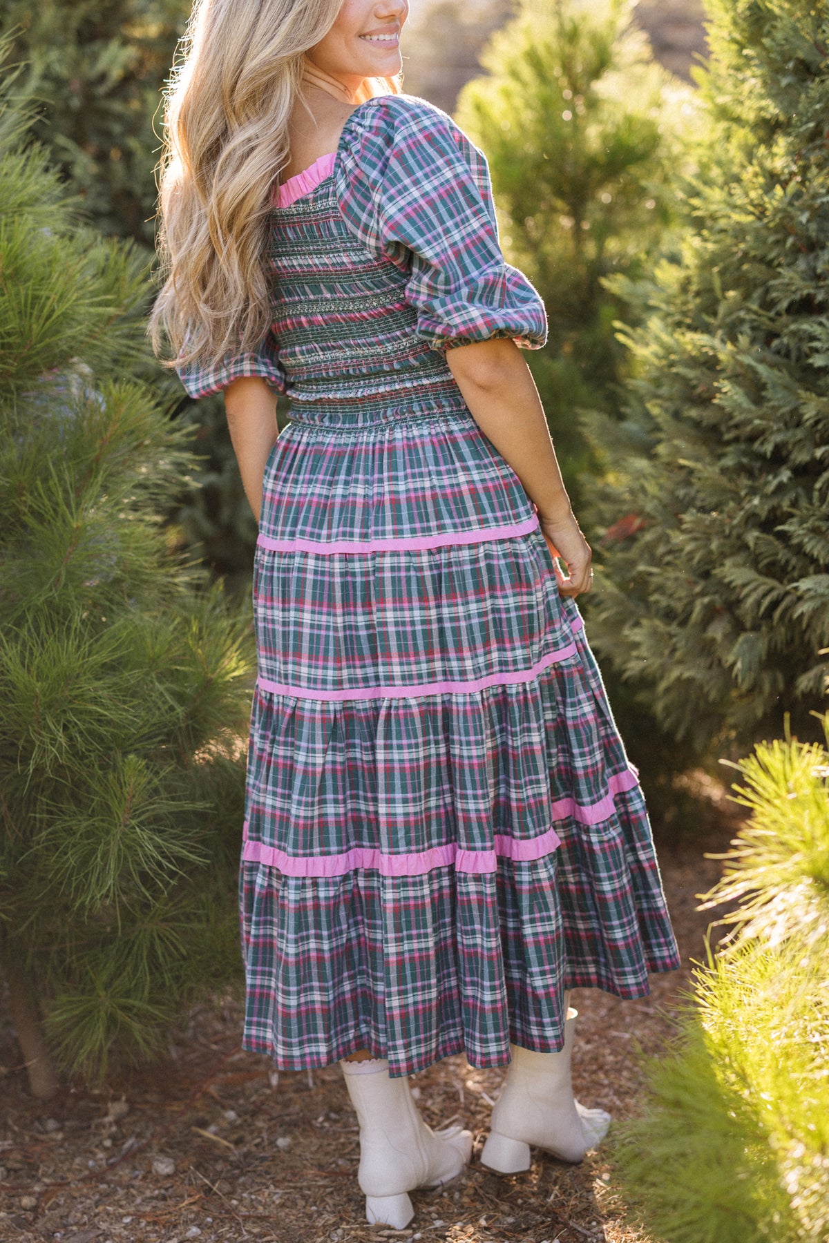 Roselyn Dress in Season's Greetings Plaid