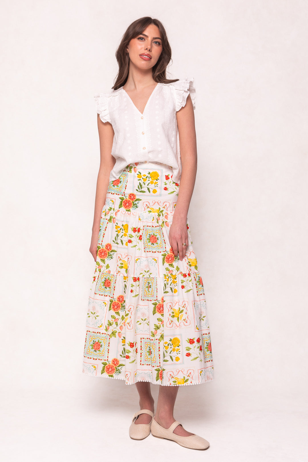 Rosina Skirt in Citrus