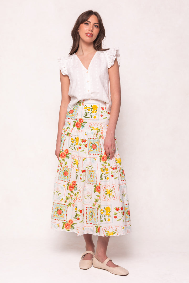 Rosina Skirt in Citrus