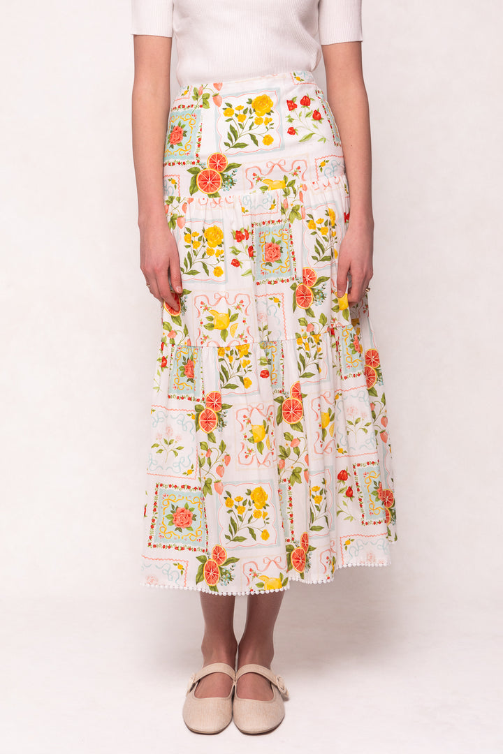 Rosina Skirt in Citrus