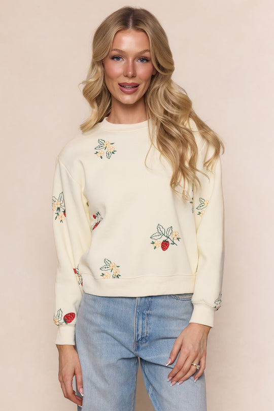 Sabina Sweatshirt in Cream