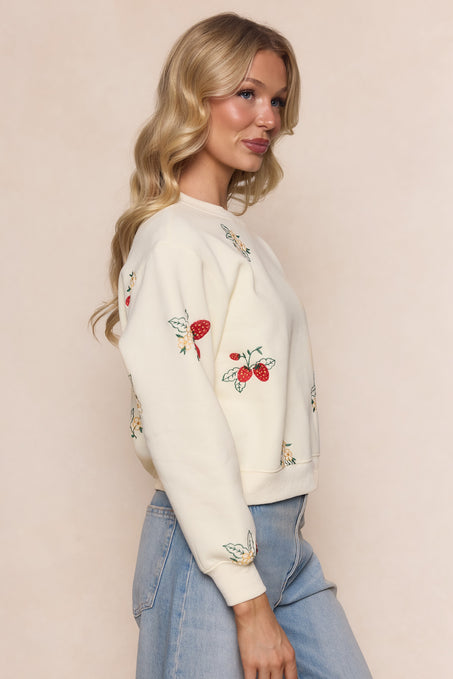 Sabina Sweatshirt in Cream