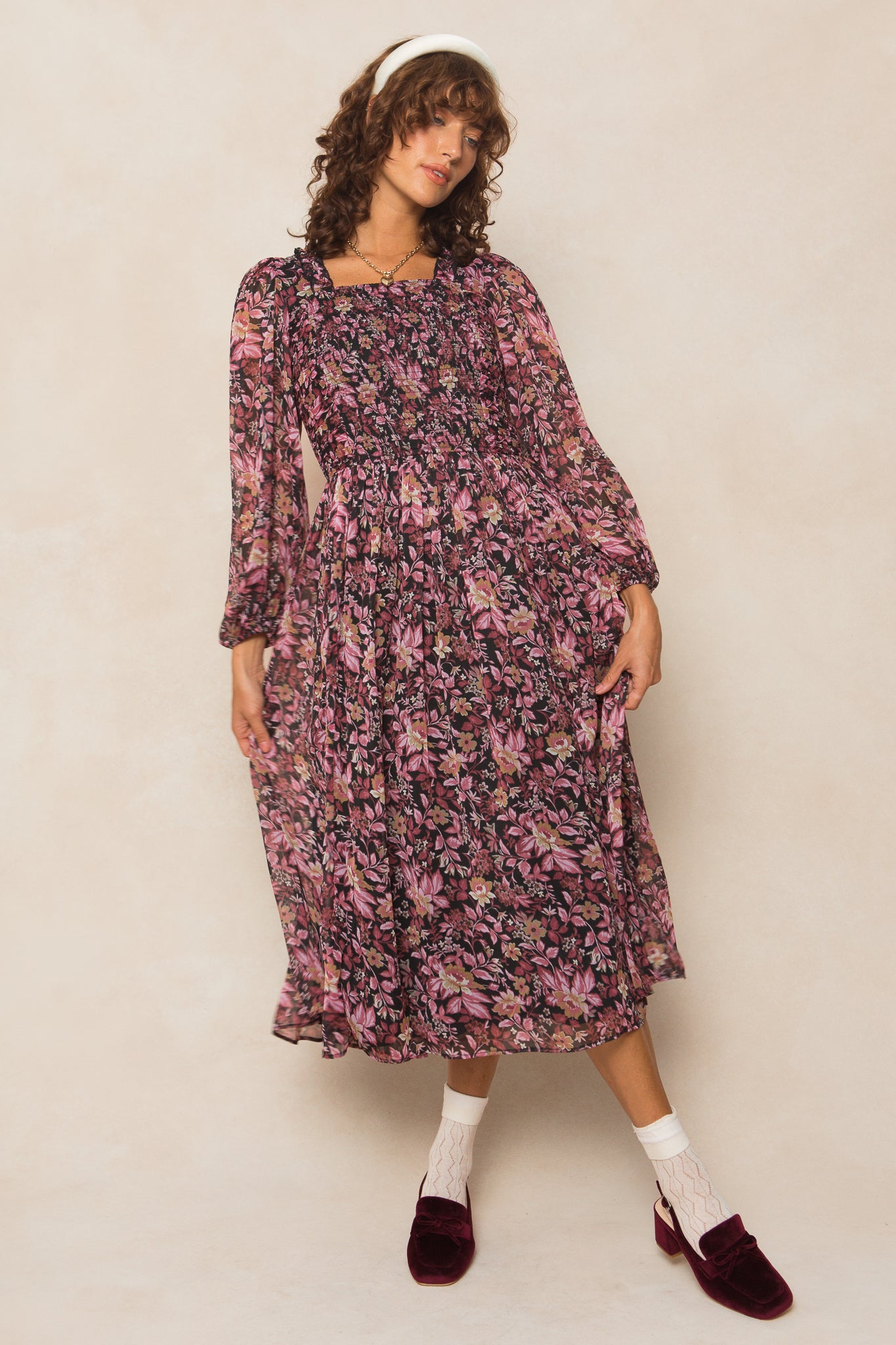 City studio floral dress best sale