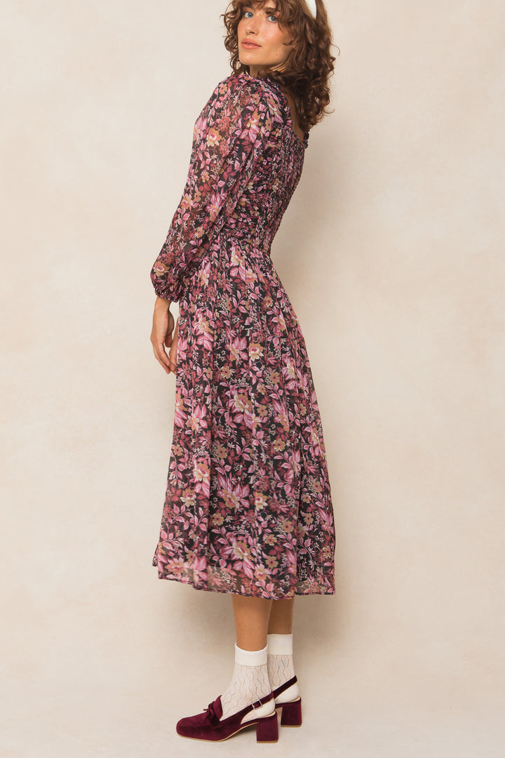 Sasha Dress in Faded Floral