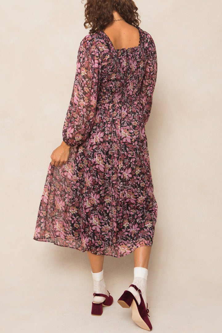 Sasha Dress in Faded Floral