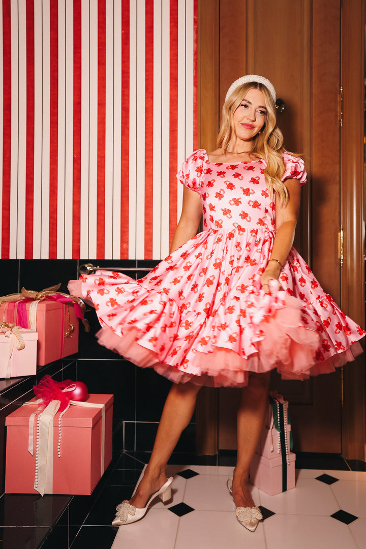 Scottie Dress in Candy Canes