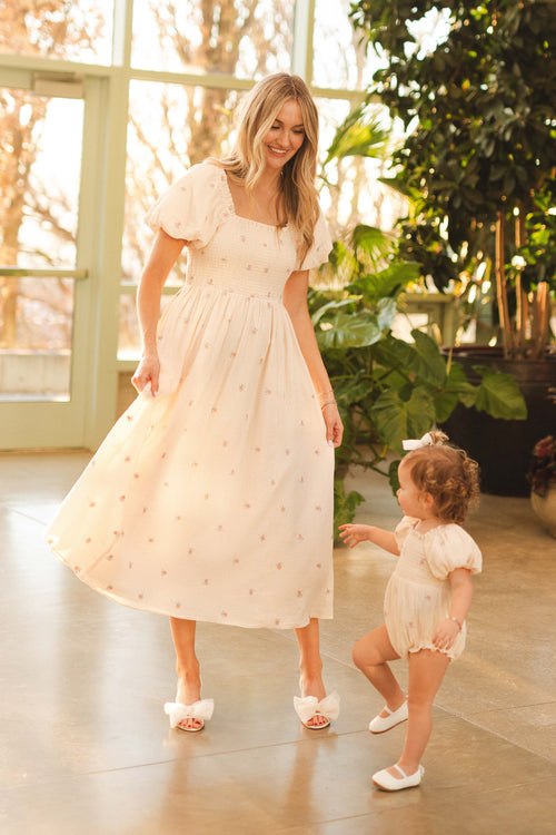 Serendipity Dress in Cream Floral