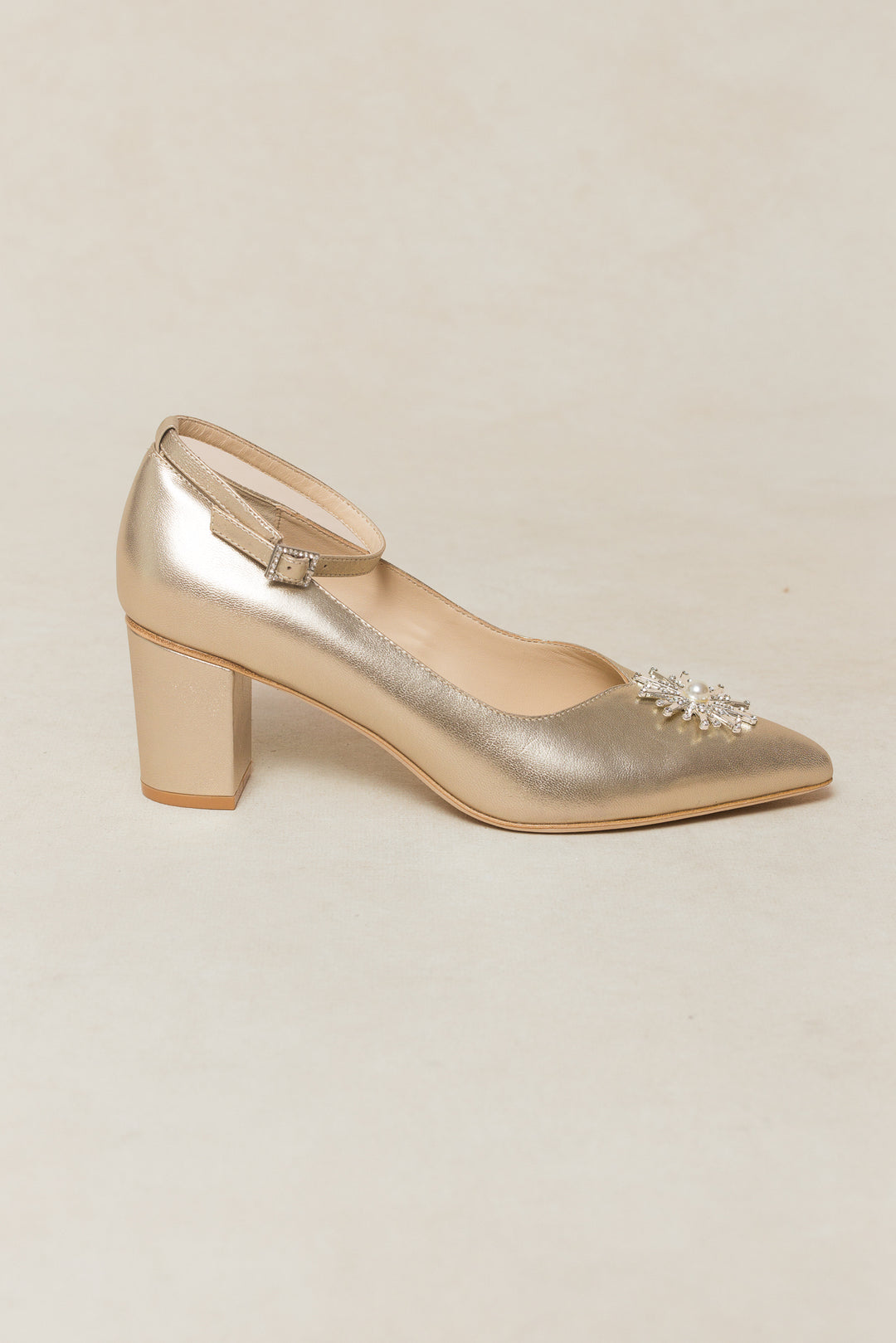 Serendipity Heel in Gold