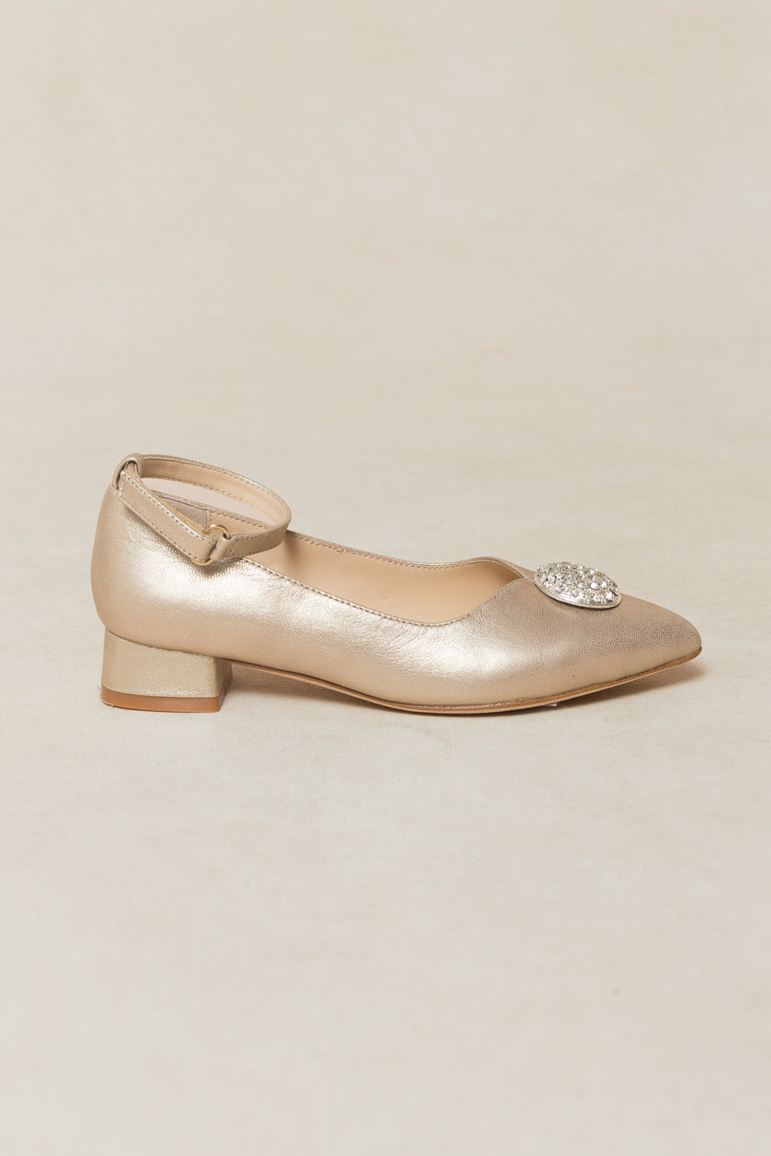 Mini Serendipity Heel in Gold