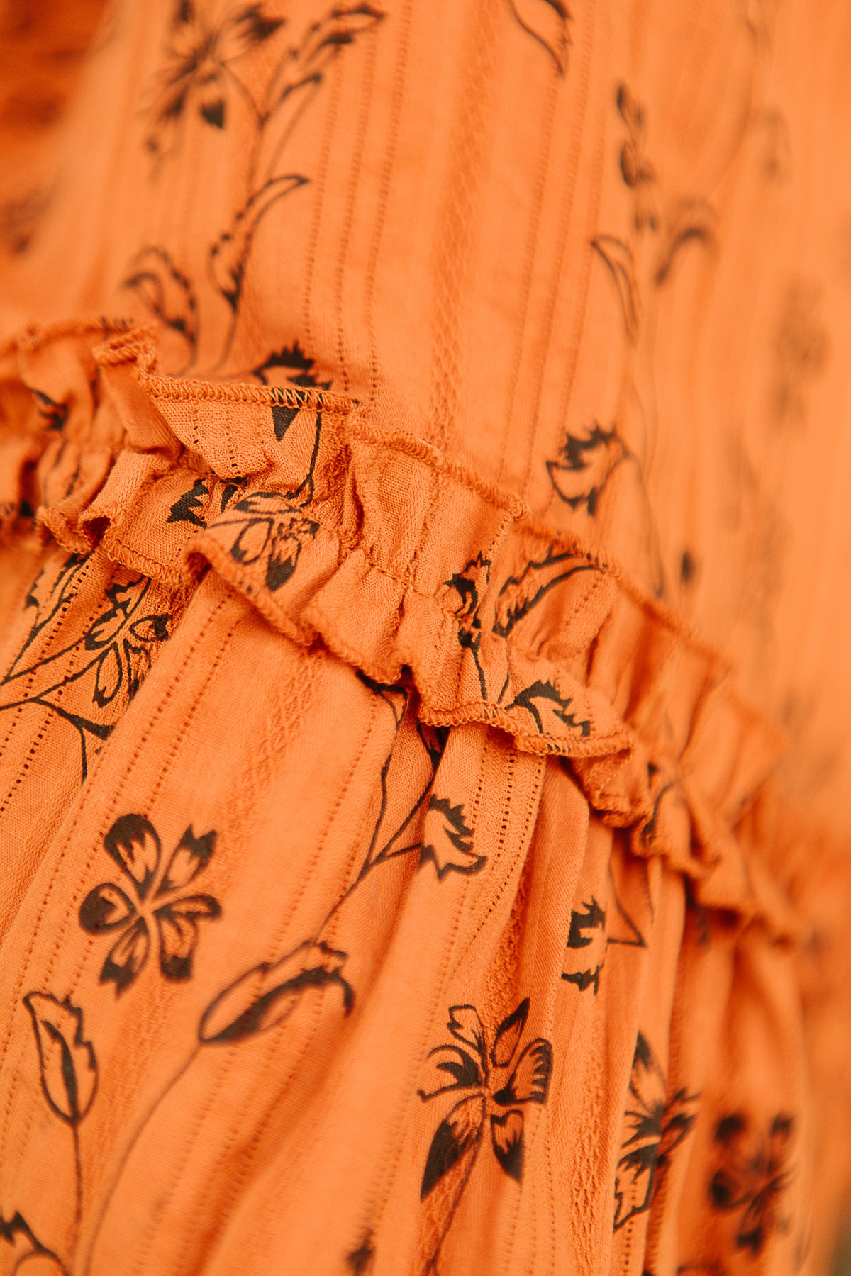 Shae Dress in Burnt Orange