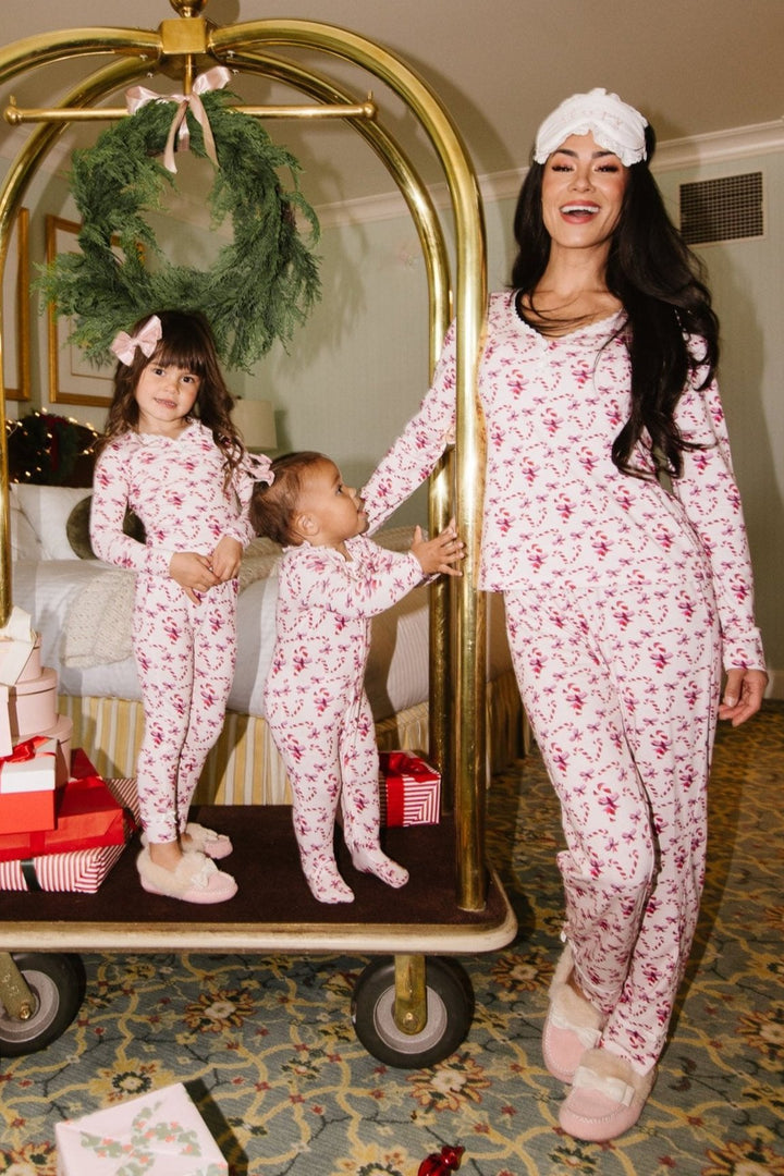 So Soft Pajama Set in Candy Cane