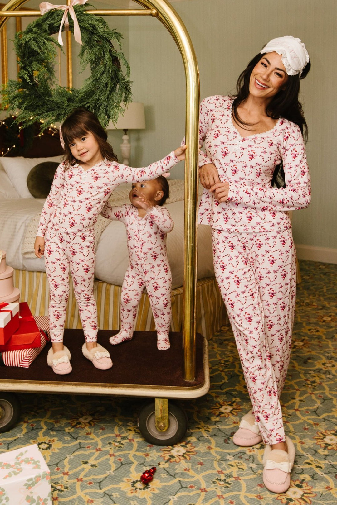 So Soft Pajama Set in Candy Cane