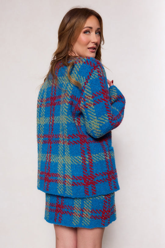 Solomon Set in Blue Plaid