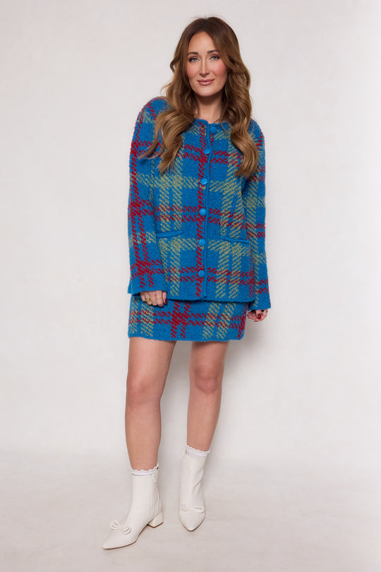 Solomon Set in Blue Plaid