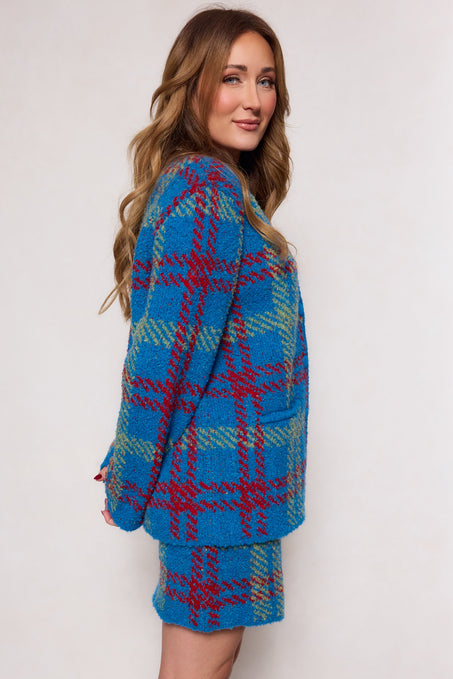 Solomon Set in Blue Plaid
