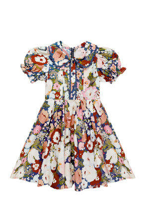 Mini Sophia Dress in Midnight Garden