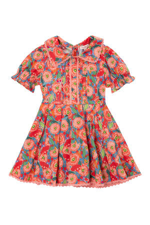 Mini Sophia Dress in Poppy