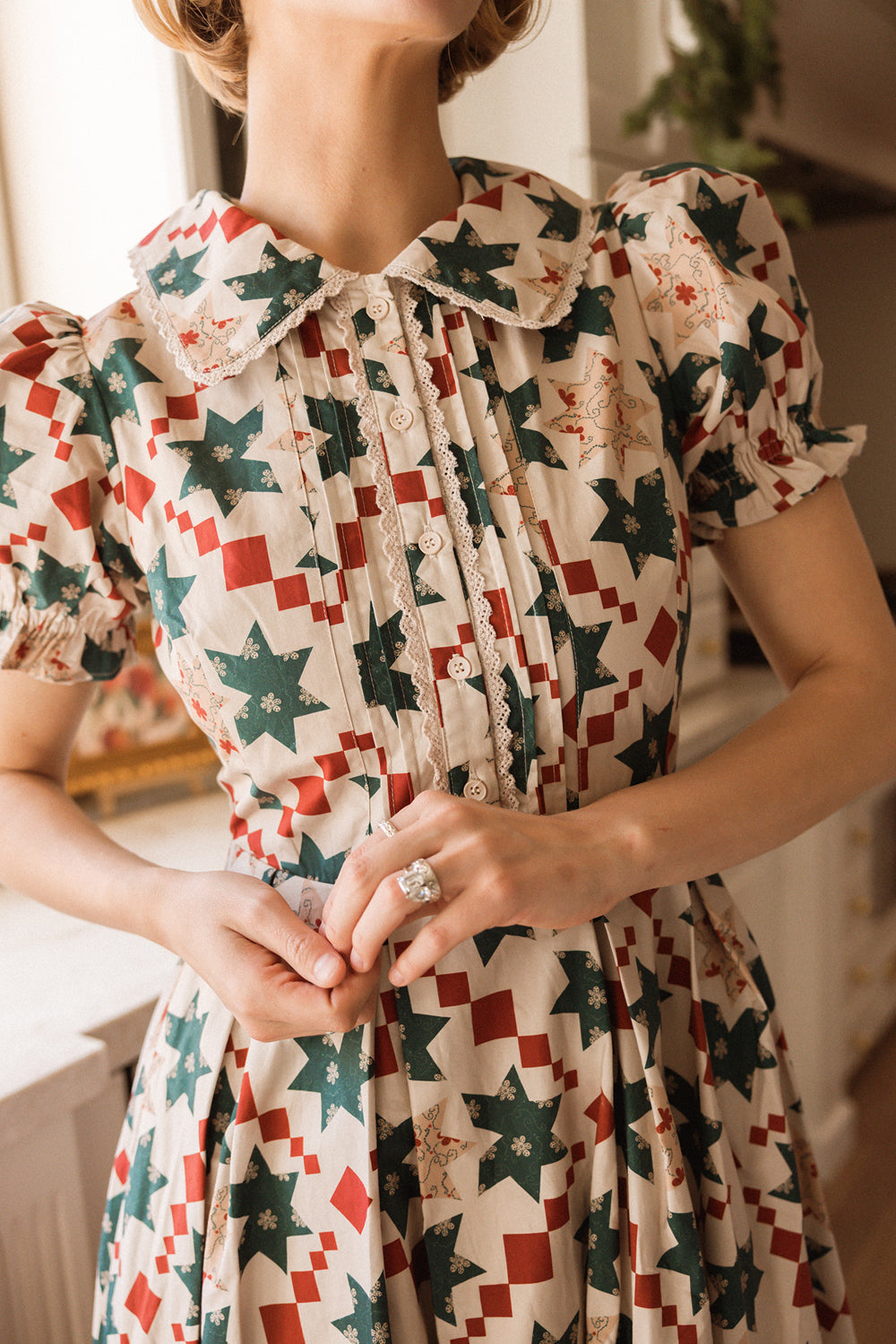 Sophia Dress in Louisa May Quilt