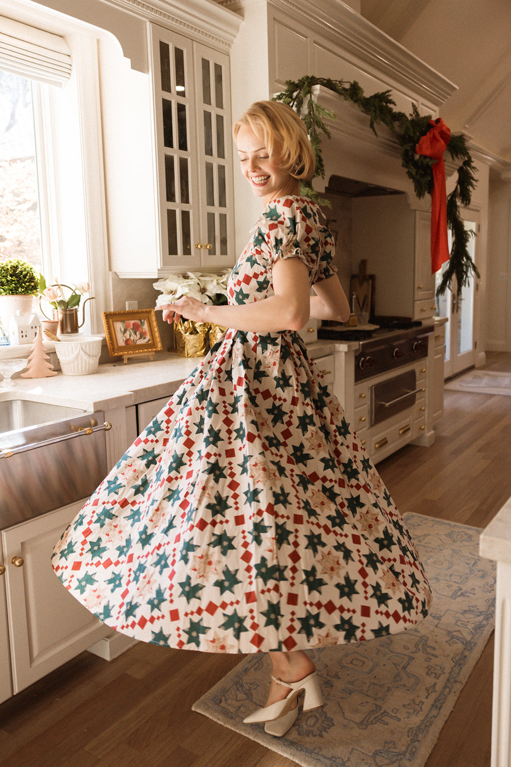 Sophia Dress in Louisa May Quilt