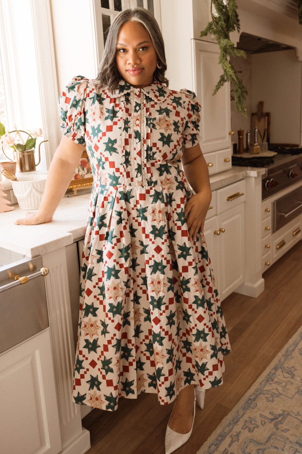 Sophia Dress in Louisa May Quilt