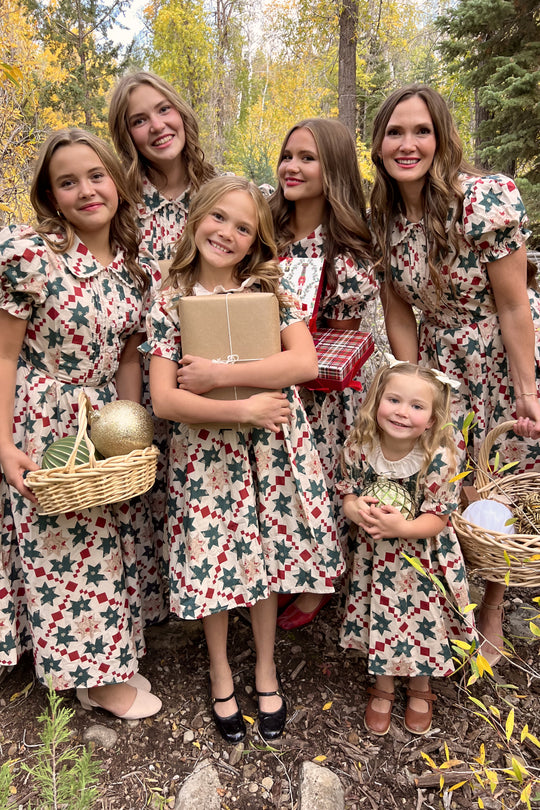 Sophia Dress in Louisa May Quilt