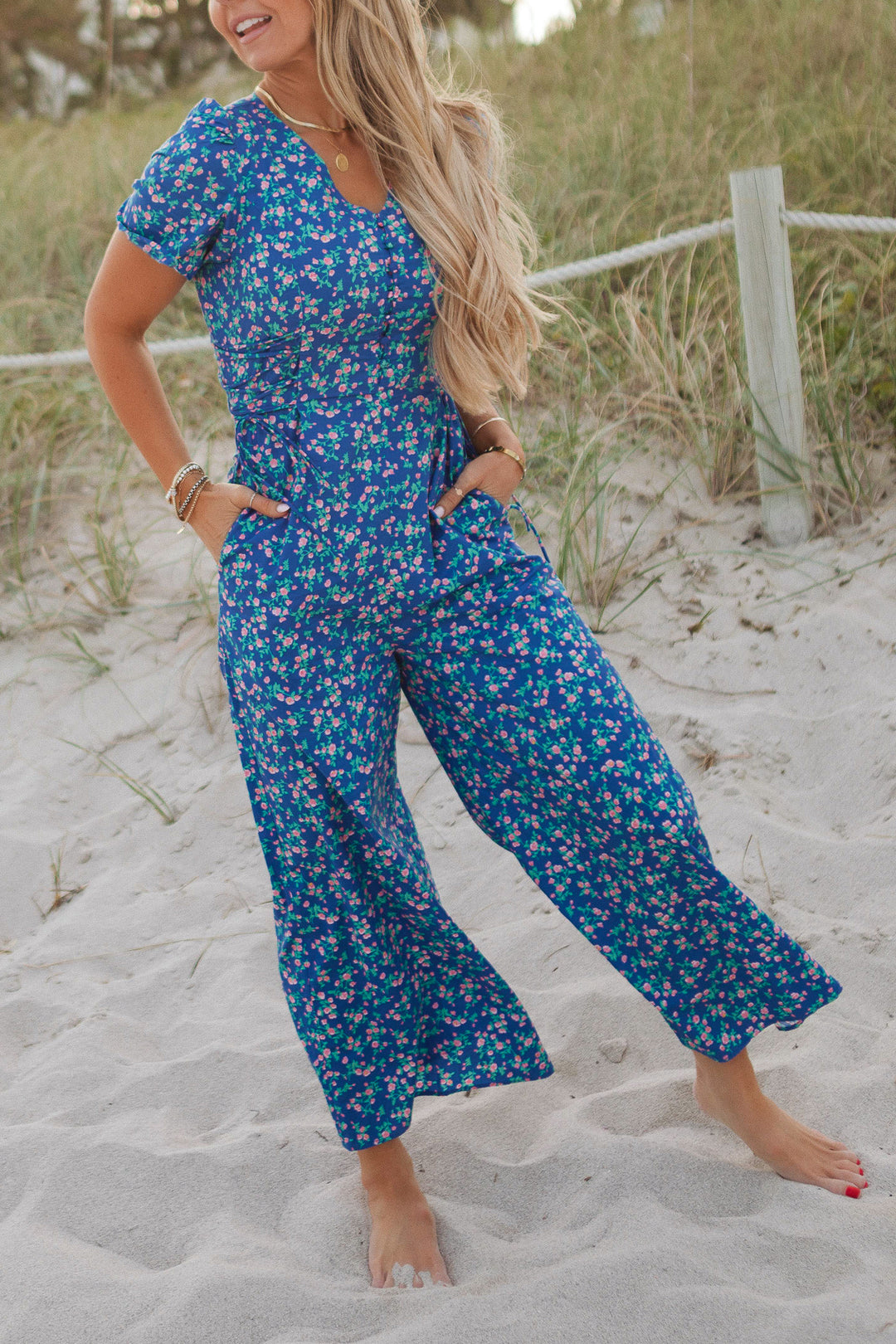 Allie Jumpsuit in Royal Blue