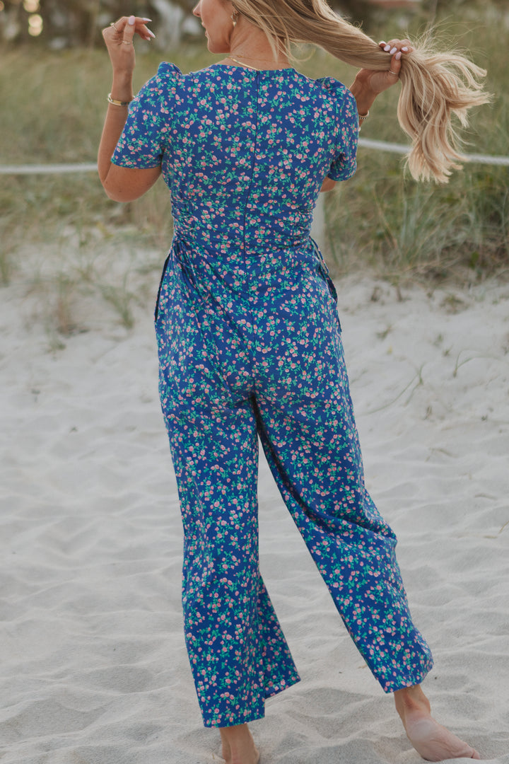 Allie Jumpsuit in Royal Blue