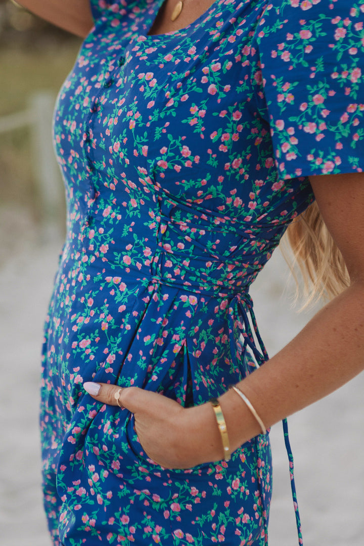 Allie Jumpsuit in Royal Blue