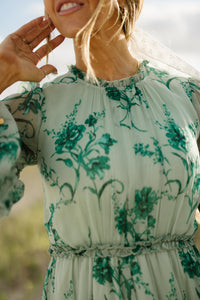 Geneva Short Dress in Bright Green - FINAL SALE