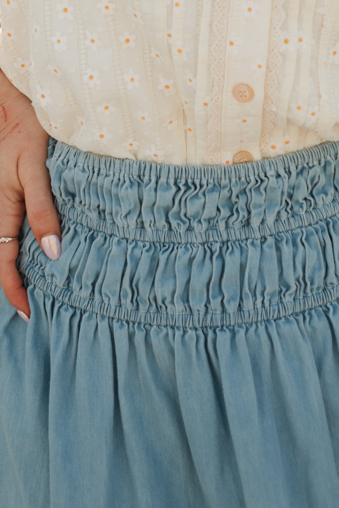 Dani Skirt in Denim